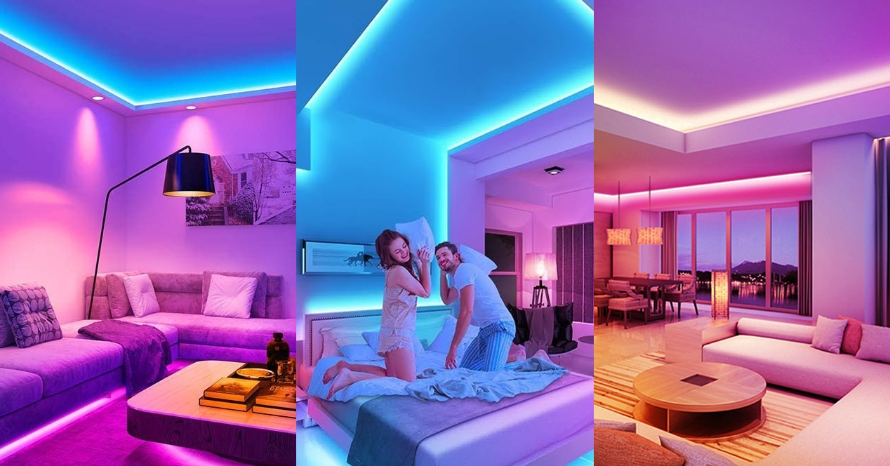 led light in home