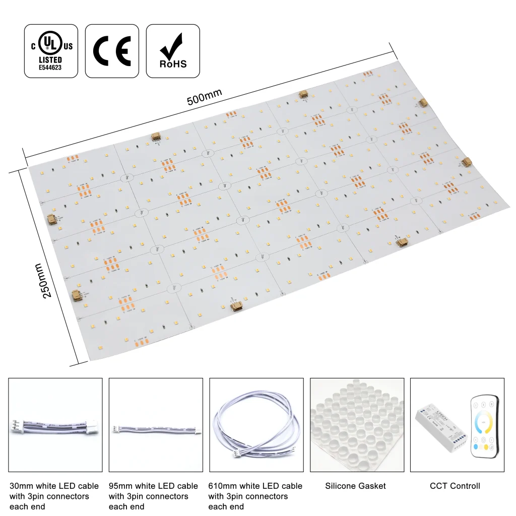 led sheet with remote